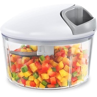 Food Chopper Manual, Onion Garlic Vegetable Cutter Easy to Clean, Hand Nut Chopper for Vegetable, Fr