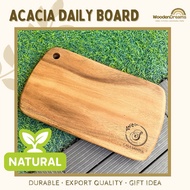 Personalized Acacia DAILY Board | Charcuterie Board, Cheeseboard & Chopping Board (Laser Engraving)