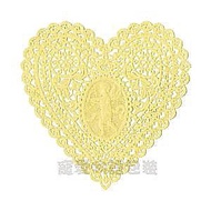 [Pet Story Packaging] Japan Imported Lace Paper Pad Liner Handmade Royal Yellow God Of Eros Heart Sh