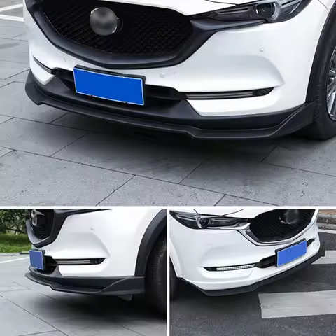 For Mazda CX-5 CX-8 ABS Front Bumper Lip Diffuser Refit Accessories Anti-Collision Car Spoiler Body 