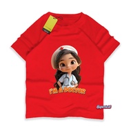 Rgkids 3D Children's T-shirt Doctor Girls Boys Profession I'm a Doctor 4-13 Years 3 Dimensions DT52