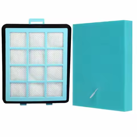 2pcs/lot 1*Filter+1*cotton for Philips FC8760 FC8761 FC8764 FC8766 FC8767 FC97** Vacuum Cleaner HEPA