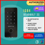 igloohome IGB4 Deadbolt 2S Digital Smart Door Lock - Keypad / Bluetooth / RFID / Mechanical Key Access (FREE Delivery + Installation) 2 Years Warranty