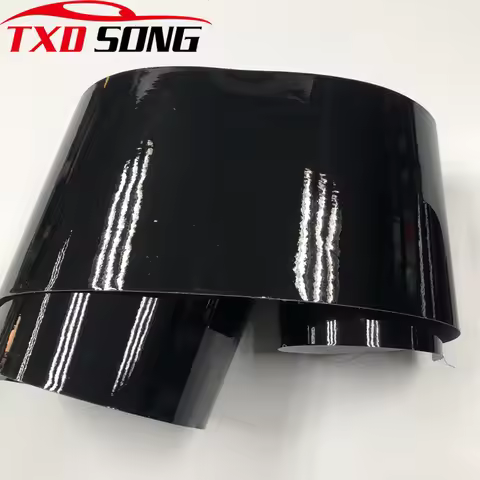 15CM*1M/2M/3M/4M/5M/6M Gloss Black Air-Release Vinyl Wrap Roll Matte Car Body Sticker Wrapping Foil