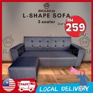 Belilah 99- L Shape Sofa/sofa fabric/sofa 3 seater/Sofa 3 L/sofa kain/沙发