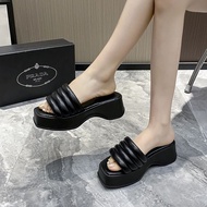 MDL TRENDY CLOUD BLISS ONE STRAP WEDGE SANDALS FOR WOMEN HIGH QUALITY