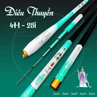4H Full Green Hand Fishing Rod Specialized in Spinning Fishing.