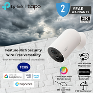 [2 Year Warranty] TP-Link 4MP/2K QHD Wire-Free Security CCTV 300 Days Battery Life AI Smart Camera T