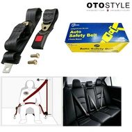 SAFETY BELT CAR/ MANUAL CAR SAFETY BELT 3 POINT for a pair of benches