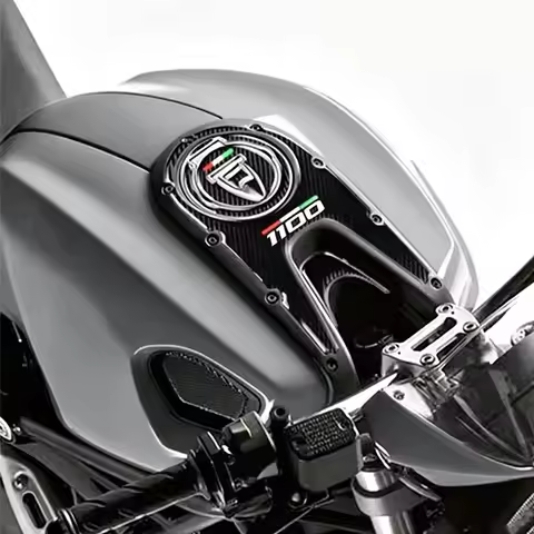 3D Carbon-look Motorcycle Gas Cap Sticker Tank Pad Protector Case for Ducati Monster 1100 Evo 2008-2