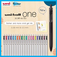 Uni Uni-ball One Retractable Colour Ink Gel Pen 0.5mm / 0.38MM UMN-S-05 038 (Per PCS)