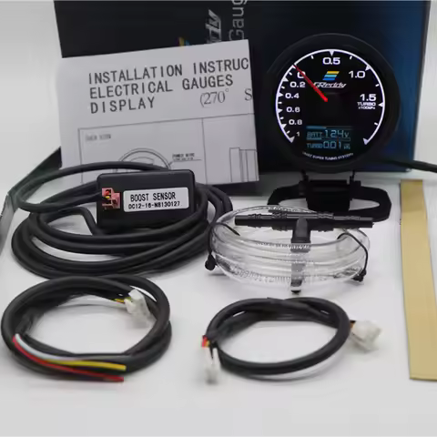 62mm GReddi Water Temp Gauges LCD Digital Display Turbo Boost Oil Pressure Air Fuel Ratio Exhaust Fu