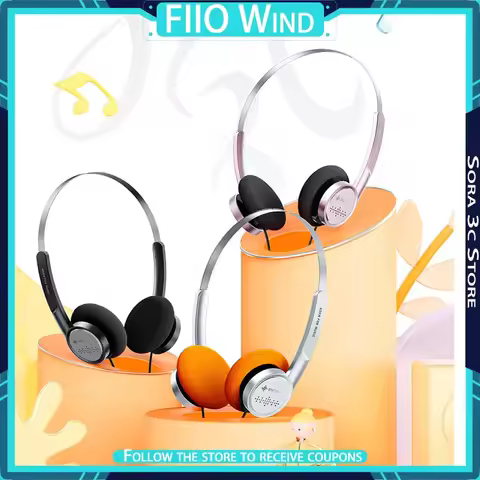 FiiO Snowsky Wind Retro Small Wired Earphones Hi-Fi Sound Quality Ergonomics Portable Earphones Ligh