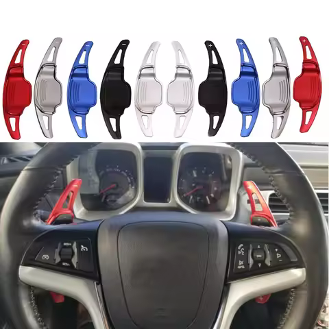 Aluminum Steering Wheel Shift Paddle Shifter Extension Cover for Cadillac XT5 CT6 for Buick Regal La