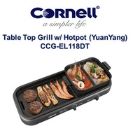 Brand New Cornell Table Top Grill With Hotpot YuanYang CCG-EL118DT. Local SG Stock and warranty !!