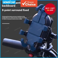 Electric Motorcycle Phone Holder for Travel Riding with Shock Absorption and Anti-Shake Navigation S