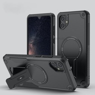 Samsung A55 A56 A36 A15 A16 A17 A35 A06 A05s A25 Magsafe Defender Kickstand Military Hard Case