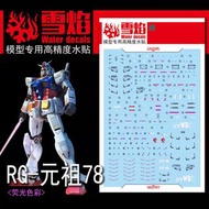 高達模型水貼 EG HG RG 1/144 Gundam 元祖高達 專用 RX-78-2 SD bb戰士也可用 UC0079 魂限 metal build robot魂 msv 聯邦