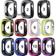 Silicone iwatch Case Watch Frame for Apple Watch Series 4 5 6 SE 7 40mm 44mm 41mm 45mm