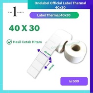 ONELABEL THERMAL LABEL STICKER 40X30 - 40 X 30 CONTENTS 500