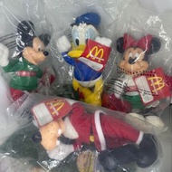 ［絕版老物］1995年麥當勞出品 迪士尼 聖誕節版 米奇 米妮 高飛 唐老鴨 公仔 娃娃