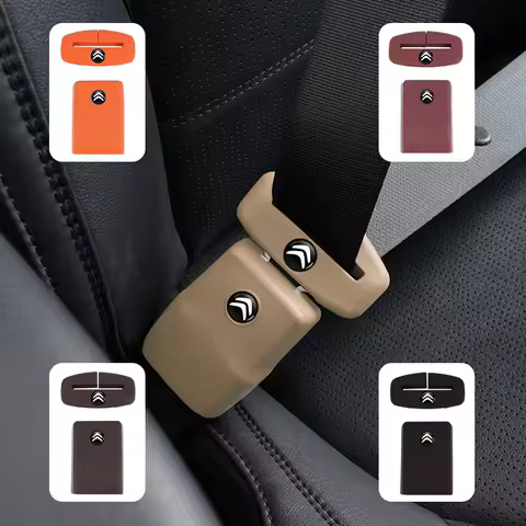 Car Seat Belt Buckle Clip Protector Cover Accessories For Citroen C1 C2 C3 C4 C5 C6 C8 C4L DS3 DS4 D