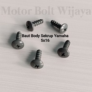 5 Pcs Yamaha 5x16 Screw Body Bolts