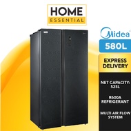 Midea 580L Inverter Side By Side Refrigerator MSS-582WEGBI | Fridge | Peti Sejuk
