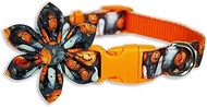 Sunflower Halloween Hounds: Spooktastic Dog Collar - Blooming Fun for Your Pup's Trick-or-Treat Adve