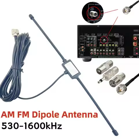 Hidden Adhesive Mount AM FM Radio Antenna F Female Head To TV 3.5 Mono FM Sheep Horn Antenna for Veh