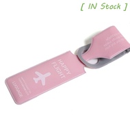 [ IN STOCK ] PVC Luggage Tag, Boarding Pass Address Label Airplane Suitcase Tag, Information Card Ba