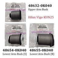 Toyota Upper Lower Control Arm Bush 48632-0K040 48654-0K040 48655-0K040 Hilux Vigo KUN25 KUN26 Revo 