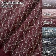 KATUN Cotton Embroidery 011A D2 (Price Per 50cm)