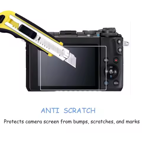 Protective LCD Screen Protector Tempered Glass Film for Canon PowerShot V10 V1 G16 G15 G12 G11 G1X G