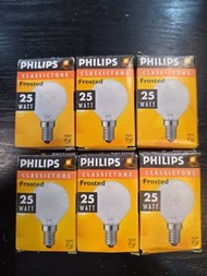 PHILIPS  飛利浦 電燈膽CLASSICTONE  25 WATT  P45 Frosted  220-240V E14 SES