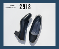รองเท้าเเฟชั่นผู้หญิงเเบบคัชชูทำงานส้นปานกลาง No. 2918 NE&amp;NA Collection Shoes