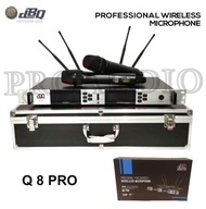 Mic Wireless DBQ Q8-Pro Professional True Diversity Microphone MK II