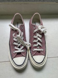 Converse Chuck Taylor All Star 1970s Low 男女經典滑板鞋低筒低幫帆布鞋平地休閒鞋粉紅肉桂色布鞋