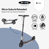 Micro Suburb Reloaded Foldable Large 2-Wheel Kids Adults Scooter | Foldable, Adjustable Handlebar | 
