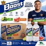 Water Boost 补水啦 555ml x24 Free Tng Reward (Grape Fruit/Lime)