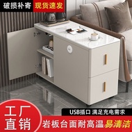 Movable Small Coffee Table lw0 Solid Wood Sofa Clip Seam Living Room Floor Tea Modern Simple Side Ca