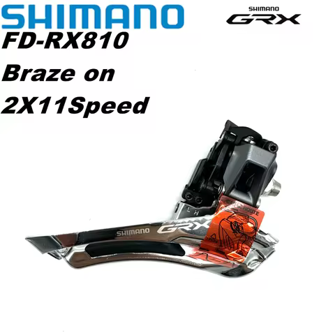 SHIMANO GRX RX810 Front Derailleur 2x11-Speed Braze On FD-RX810-F For Gravel Road Bike Bicycle Parts