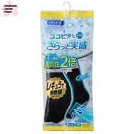 [Direct from Japan][Okamoto] Cocopita Easy-to-feel Crew-length Men's Socks Mesh Contact Cooling Deodorant 676-901