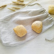 可重複使用的帆布收納產品網袋，麻雜貨抽繩袋