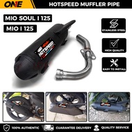 HOTSPEED Muffler Pipe For  Mio i 125 Pipe Muffler 1 Set Mio Soul i 125 Motorcycle Accessories Parts