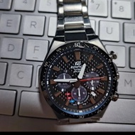 Jam tangan pria Edifice Casio solar powered second bekas mulus ori