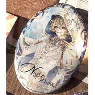 Anime merchandise Night Watchman Chisuke oval badge tinplate fan-made collectible pin 2D collection 