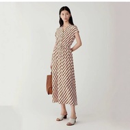 ICIC Xiaohe 0 Silk Double Crepe A-Line Sandwing Skirt Type Long Dress 7.602