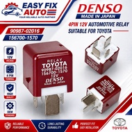 denso japan 4pin toyota automotive relay 90987-02016 156700-1570