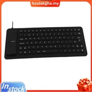 Silicone Mute Soft Keyboard 85-Key Computer Keyboard USB Wired Keyboard